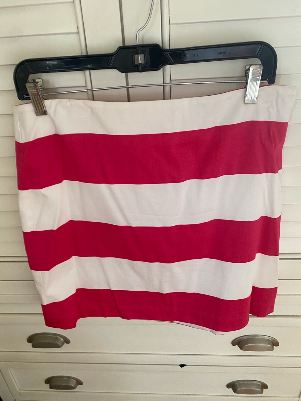 Vineyard Vines Red and White Striped Mini Skirt